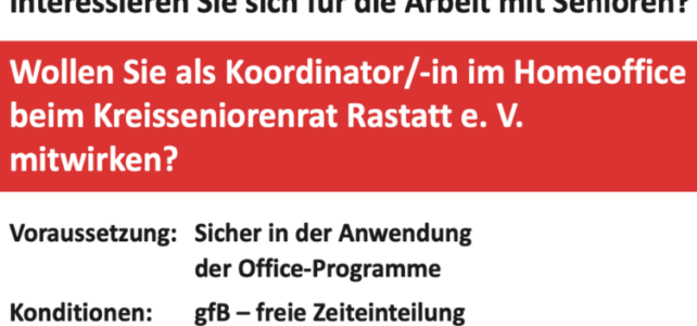 Interessieren Sie sich für die Arbeit mit Senioren?